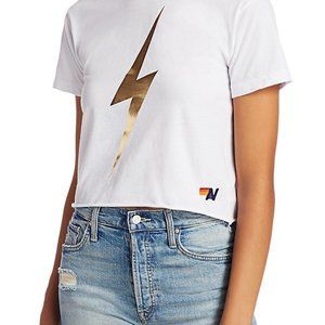 Lightening Bolt Boyfriend T-Shirt (AVIATOR NATION)
